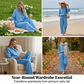 📢📢40% OFF !!!⏰Women’s Chic Faux-Linen Two-Piece Outfit