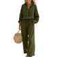 📢📢40% OFF !!!⏰Women’s Chic Faux-Linen Two-Piece Outfit