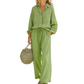 📢📢40% OFF !!!⏰Women’s Chic Faux-Linen Two-Piece Outfit