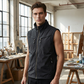 🧥 50% OFF NOW! 🎒 Men's Outdoor Multi-Pocket Utility Vest – Durable Polyester, Sleeveless Design & Stand-Up Collar 🌲