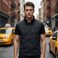 🧥 50% OFF NOW! 🎒 Men's Outdoor Multi-Pocket Utility Vest – Durable Polyester, Sleeveless Design & Stand-Up Collar 🌲