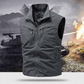 🧥 50% OFF NOW! 🎒 Men's Outdoor Multi-Pocket Utility Vest – Durable Polyester, Sleeveless Design & Stand-Up Collar 🌲