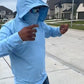 🏃 50% OFF NOW! ☀️ Men's Lightweight Quick-Dry UV Protection Hoodie – Built-in Face Cover, 4-Way Stretch & Sweat-Wicking 💨