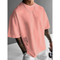 ✨ Men's Loose Fit Short Sleeve Shirt – Premium Cotton Blend, Urban Graphic Print & Oversized Casual Style🏙️
