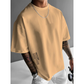 ✨ Men's Loose Fit Short Sleeve Shirt – Premium Cotton Blend, Urban Graphic Print & Oversized Casual Style🏙️