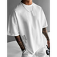 ✨ Men's Loose Fit Short Sleeve Shirt – Premium Cotton Blend, Urban Graphic Print & Oversized Casual Style🏙️