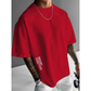 ✨ Men's Loose Fit Short Sleeve Shirt – Premium Cotton Blend, Urban Graphic Print & Oversized Casual Style🏙️