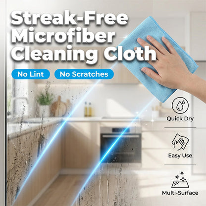 👓 50% OFF NOW! 🫧 Premium Microfiber Cleaning Cloth for Glasses & Screens – Lint-Free, Streak-Free & Ultra-Soft for Delicate Surfaces 📱