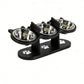 🍲🐕 LIMITED TIME 50% OFF! Anti-Slip Elevated 3-Bowl Pet Feeder – Raised Design Protects Joints, 3 Bowls for Food, Water & Treats! No More Spills or Sliding ✨