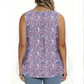 🌸 Women's Printed Button Sleeveless Top – Chic Print, Breathable & Lightweight ✨