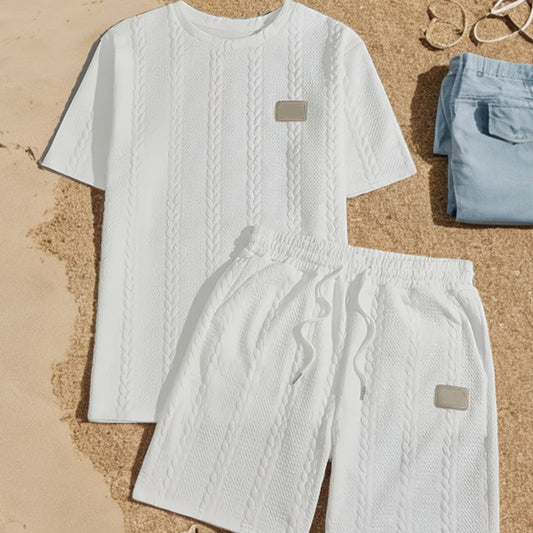 👕 LIMITED TIME: 50% OFF! 🔥 Men's Casual 2-Piece Loungewear Set – T-shirt & Shorts, Soft & Breathable Fabric, Solid Colors ✨