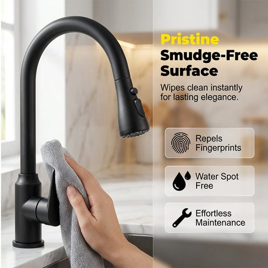 🚰 50% OFF NOW! 🧼 Modern Pull-Down Kitchen Faucet – Dual Spray Modes, Brass Core & Auto-Retraction ✨