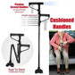 🦯 50% OFF! ✨ Dual-Handle Folding Walking Cane with Built-in LED Light & Pivoting Base – Ergonomic Sit-to-Stand Assist, 360° All-Terrain Quad-Grip Base, 3-LED Angle-Adjustable Light & 5-Level Height – 250 lbs Capacity 🌟