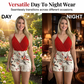 📢📢40% OFF !! ⏰ V-Neck & High-Waist Shorts Set – Tropical Print, 2-Piece Vacation Outfit 🌴