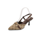 💐50% OFF ! 💋Pointed-Toe Back-Strap Heels – Sensual & Modern Look with Gold Chain 🌟
