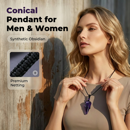 💎 50% OFF NOW! 🔮 Conical Pendant for Men & Women – Minimalist Design, Hypoallergenic Metal & Perfect for Daily Wear or Gifting ✨