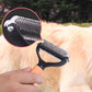 📢📢50% OFF !! ⏰Double-Sided Deshedding Pet Grooming Brush