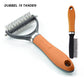 📢📢50% OFF !! ⏰Double-Sided Deshedding Pet Grooming Brush
