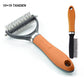 📢📢50% OFF !! ⏰Double-Sided Deshedding Pet Grooming Brush