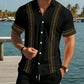 Men's Floral Print Short Sleeve Shirt & Shorts Set