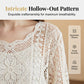 👒 LIMITED TIME 50% OFF! 🌊 Women's Vintage-Inspired Lace Cover-Up Blouse – Flare Sleeves, Bohemian Beachwear 🌸