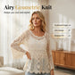 👒 LIMITED TIME 50% OFF! 🌊 Women's Vintage-Inspired Lace Cover-Up Blouse – Flare Sleeves, Bohemian Beachwear 🌸