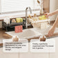 🧽 LIMITED-TIME 50% OFF! ✨ Sink Drain Rack – Organizer, Rust-Proof, Drainage Holes 🍽️