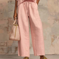 🎉 LIMITED TIME 50% OFF! 👚 Women's Solid 2-Piece Tracksuit Set with Puff Sleeves & Wide-Leg Pants – Chic Zipper Detail & Relaxed Comfort 🌸