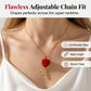 🌹 LIMITED-TIME 50% OFF! ✨ Elegant Red Rose Pendant Necklace – Velvet Bloom, Crystal Accents, Gold-Tone ✨