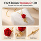 🌹 LIMITED-TIME 50% OFF! ✨ Elegant Red Rose Pendant Necklace – Velvet Bloom, Crystal Accents, Gold-Tone ✨