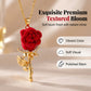 🌹 LIMITED-TIME 50% OFF! ✨ Elegant Red Rose Pendant Necklace – Velvet Bloom, Crystal Accents, Gold-Tone ✨