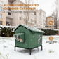 ⏰ LIMITED TIME 50% OFF! 🐈 All-Weather Elevated Outdoor Cat House – Waterproof Oxford Cloth, Thermal Aluminum Lining & Foldable Design 🌧️