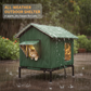 ⏰ LIMITED TIME 50% OFF! 🐈 All-Weather Elevated Outdoor Cat House – Waterproof Oxford Cloth, Thermal Aluminum Lining & Foldable Design 🌧️