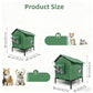 ⏰ LIMITED TIME 50% OFF! 🐈 All-Weather Elevated Outdoor Cat House – Waterproof Oxford Cloth, Thermal Aluminum Lining & Foldable Design 🌧️
