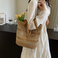 👜 LIMITED-TIME 50% OFF! 🏖️ Women's Straw Woven Shoulder Bag – Spacious, Lightweight & Breezy Style 🌴