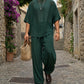 📢📢40% OFF !! ⏰Men's T-Shirt & Wide-Leg Pants 2-Piece Set