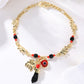 📿 LIMITED-TIME 50% OFF! ✨ Bohemian Evil Eye Bracelet – Elephant & Hamsa Charms, Gold-Tone, Adjustable ✨
