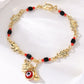 📿 LIMITED-TIME 50% OFF! ✨ Bohemian Evil Eye Bracelet – Elephant & Hamsa Charms, Gold-Tone, Adjustable ✨