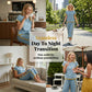 Women's Casual 2-Piece Set with Contrast Trim