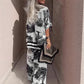 👚 50% OFF NOW! 🌸 Women's Casual Printed V-Neck Set – Soft & Breathable – V-Neck Top & Long Pants 🍃