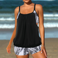 ⏰ HALF-PRICE OFFER! 👙 Women’s Tankini with Blouson Top & Shorts – Comfortable & Modern for Beach & Pool ☀️