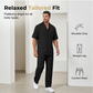Men's Casual Short Sleeve Shirt and Pants Set