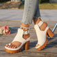👡 LIMITED-TIME 50% OFF! ✨ Platform Sandals – Chunky Heel, Ankle Strap, Lugged Sole ✨
