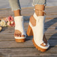 👡 LIMITED-TIME 50% OFF! ✨ Platform Sandals – Chunky Heel, Ankle Strap, Lugged Sole ✨