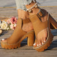 👡 LIMITED-TIME 50% OFF! ✨ Platform Sandals – Chunky Heel, Ankle Strap, Lugged Sole ✨