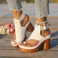 👡 LIMITED-TIME 50% OFF! ✨ Platform Sandals – Chunky Heel, Ankle Strap, Lugged Sole ✨