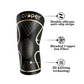 🔥 Pro-Favorite Copper Compression Knee Brace – Nylon – Graduated Support for Sports & Recovery 💪