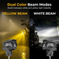 📢📢50% OFF !! ⏰Dual-Color LED Motorcycle Spotlight