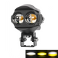 📢📢50% OFF !! ⏰Dual-Color LED Motorcycle Spotlight