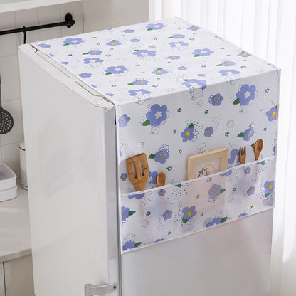 🎉 2026 SALE 50% OFF! 🧊 Fridge Dust Cover with Pockets – Peek-a-Boo Protection for Your Refrigerator ✨